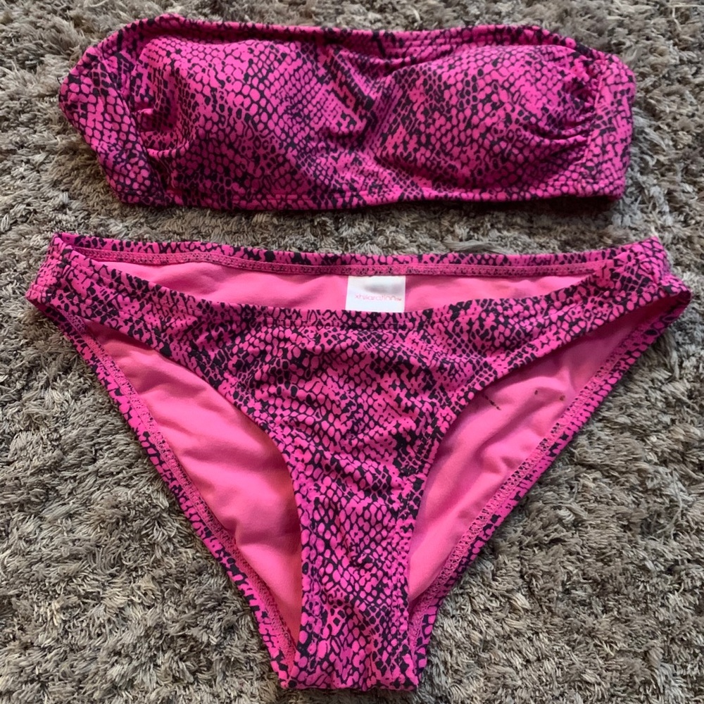 Strapless Bikini Set